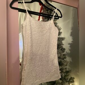 Aeropostale white lace cami tank